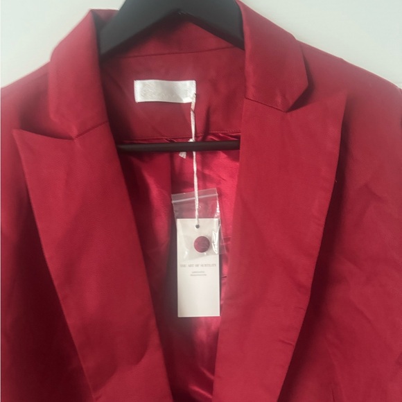 Gianno root chakra Chic Women's Red Blazer crop top the art of subtiliy Large - Picture 6 of 10